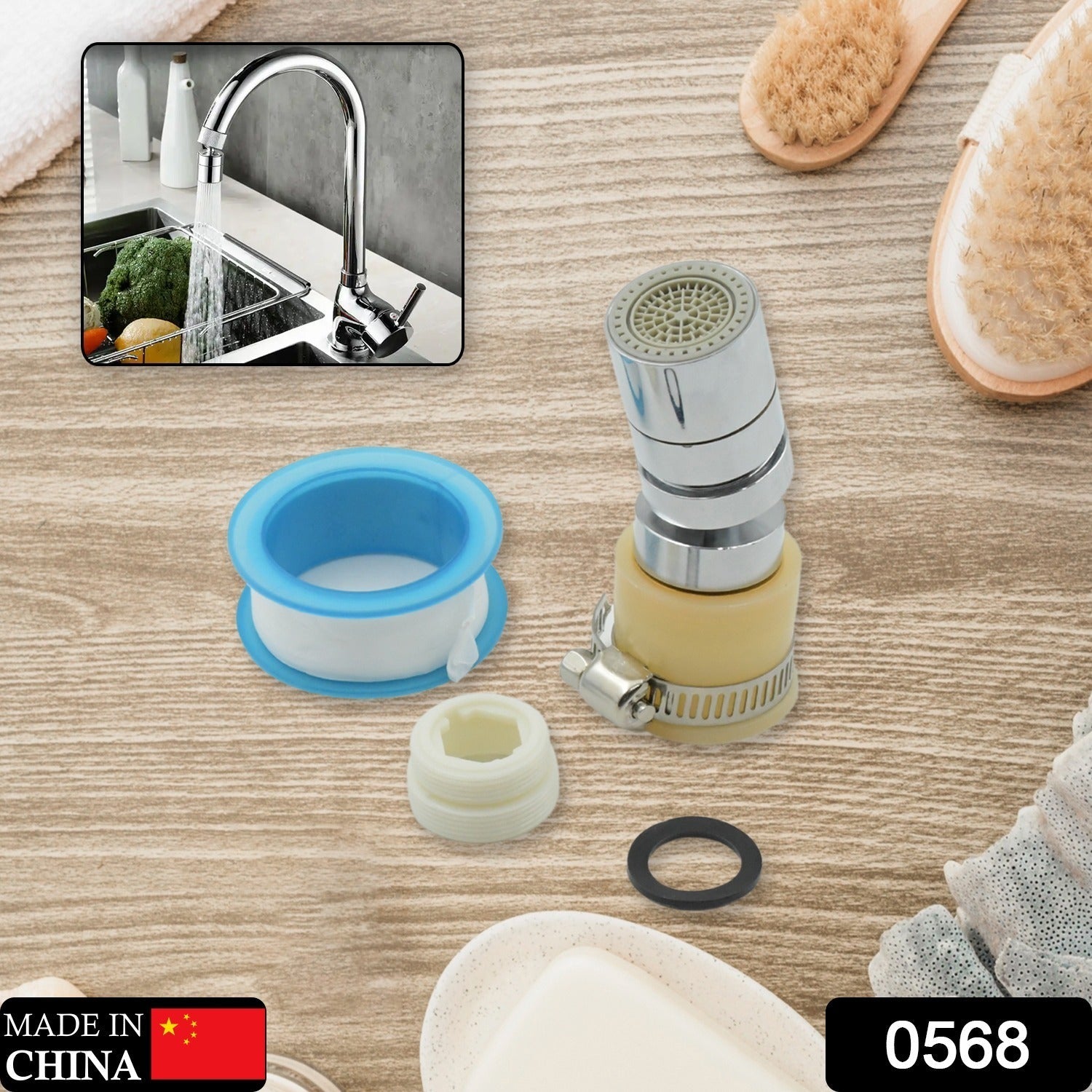 0568 360 Swivel Faucet Tap Aerator, Water Saving Shower Attachment, Faucet Booster Kitchen Bathroom Filter, Stainless Steel Tap Water Splash Proof Head Nozzle Sprayer,for Kitchen Bathroom Faucet 0568 360 Swivel Faucet Tap Aerator, Water Saving Shower Attachment, Faucet Booster Kitchen Bathroom Filter, Stainless Steel Tap Water Splash Proof Head Nozzle Sprayer,for Kitchen Bathroom Faucet